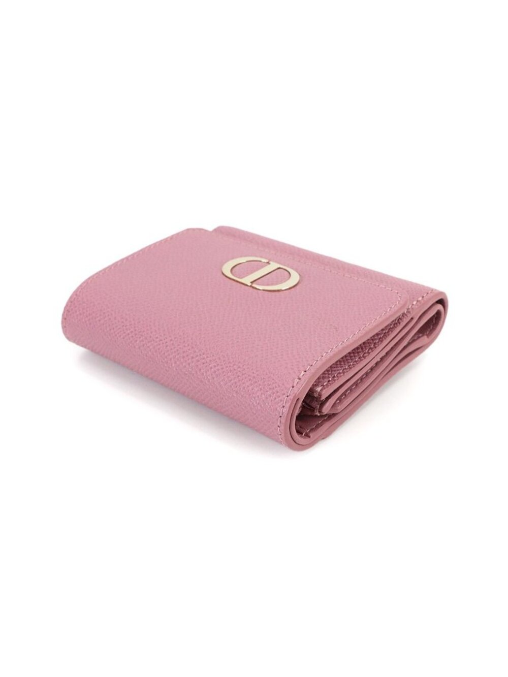 Dior 30 Montaigne Compact Wallet Trifold Leather Pink - Picture 5 of 10